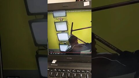 huge light output from old transformer and loudspeaker magnets on a spinning wheel #shorts