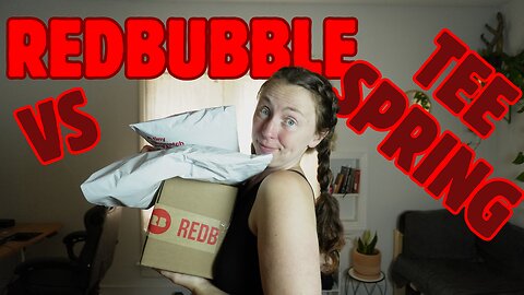 Unboxing my own Merch from Tee Spring and Redbubble!