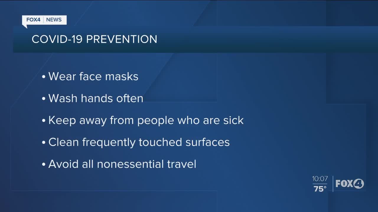 Keep your face covered says Charlotte County's Health Department