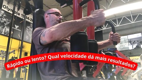 Fazer exercícios lento é melhor do que fazer rápidos?