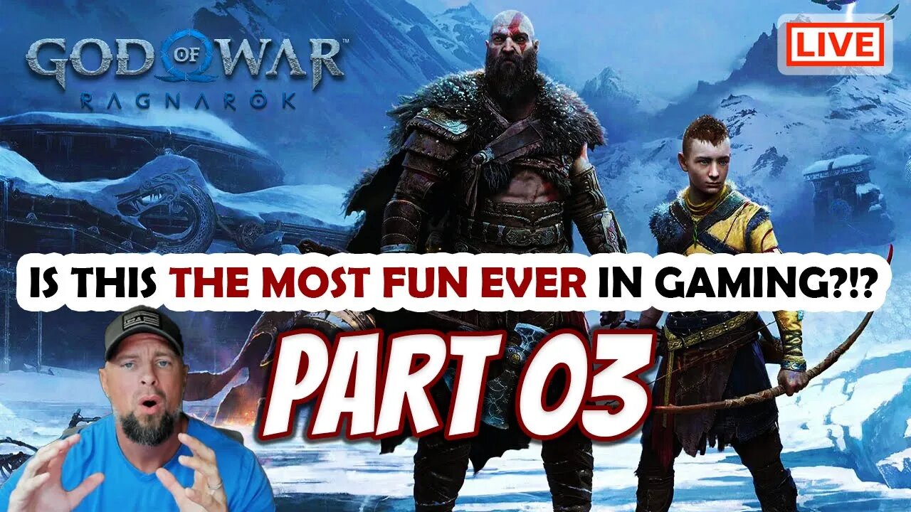 God of War Ragnarok Live Stream Playthrough Part 03: Is This The Most Fun Ever In Gaming?!?