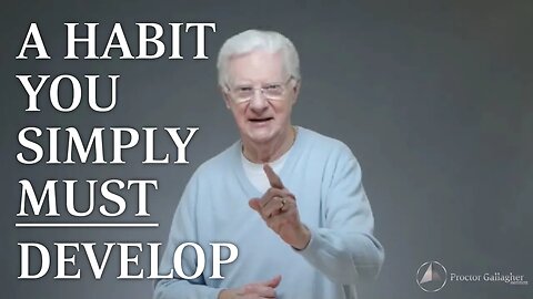 A Habit You Simply MUST Develop