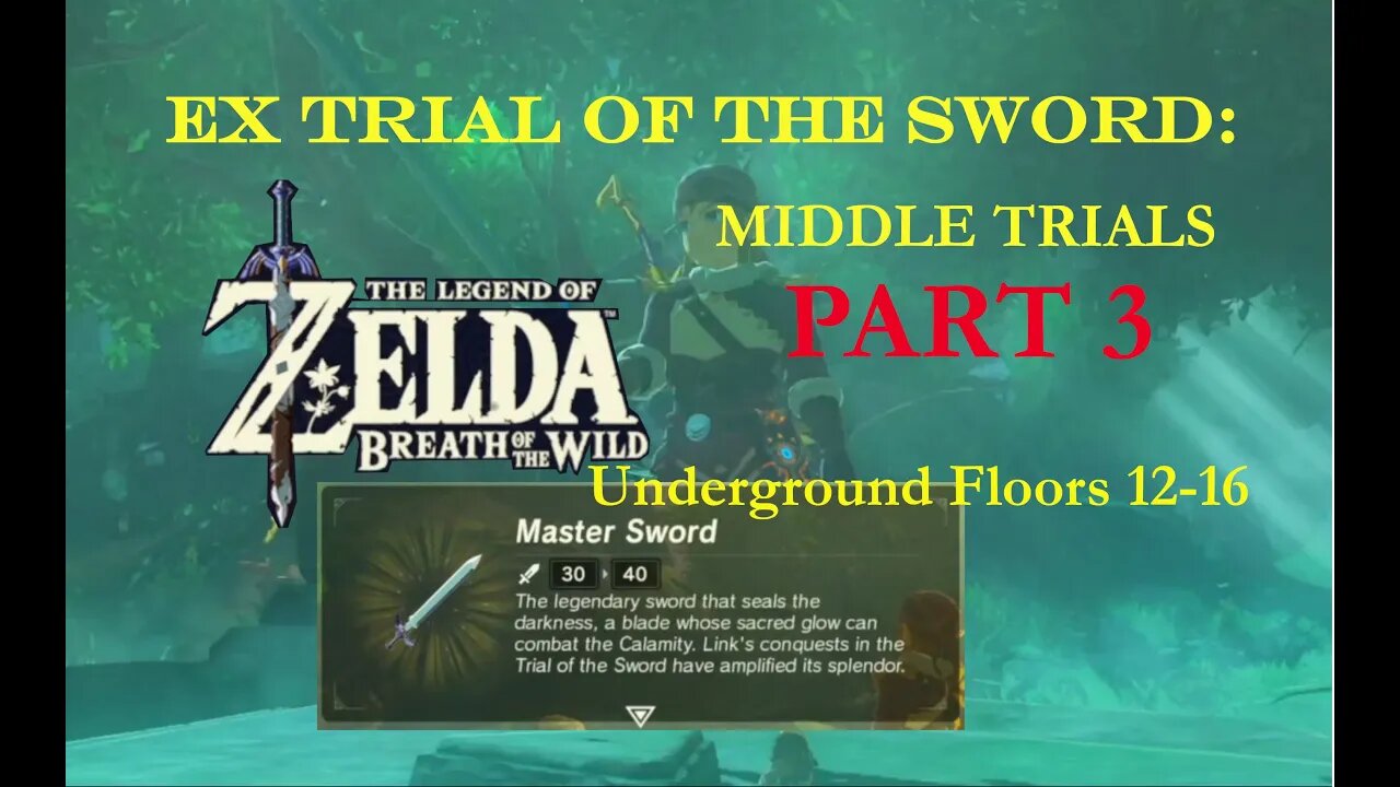 [BOTW] EX Trial of the Sword: Middle Trials - Part 3 (Underground Floors 12-16)