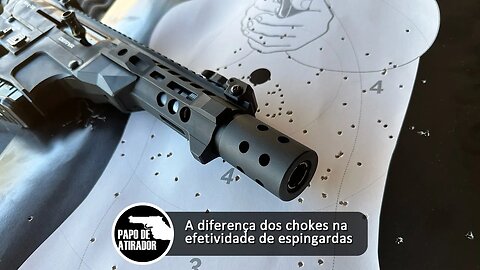 A diferença dos chokes na efetividade dos disparos de espingarda