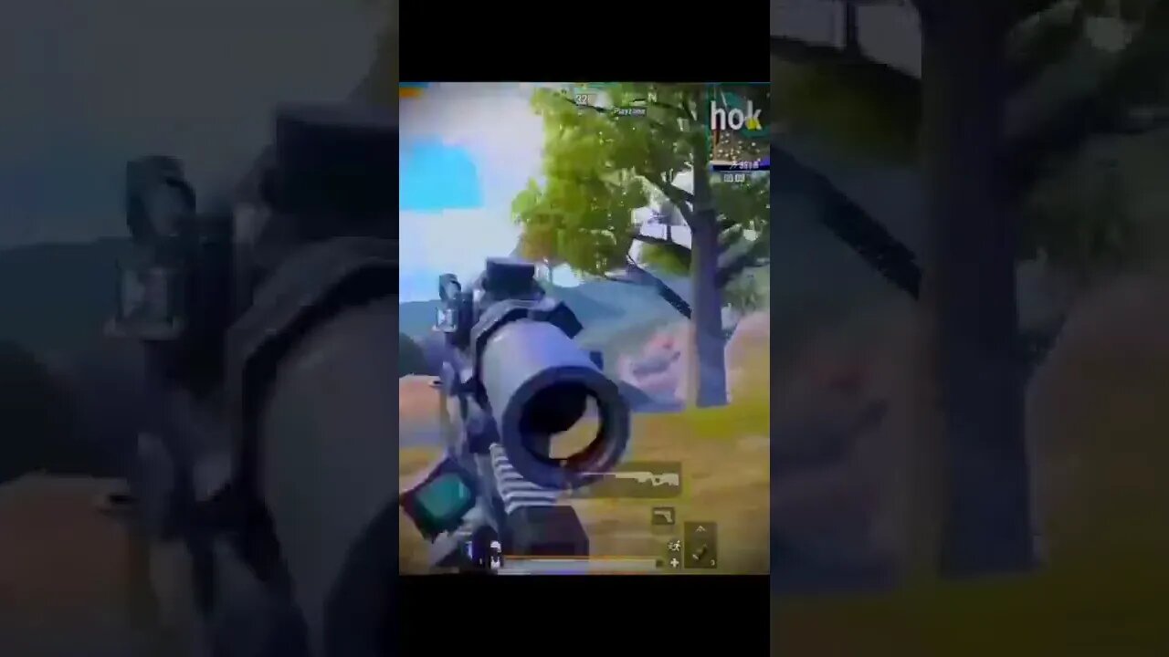 Pubg Mobile Attitude👿with Sniper Amazing Shots || #Pubg #Shorts