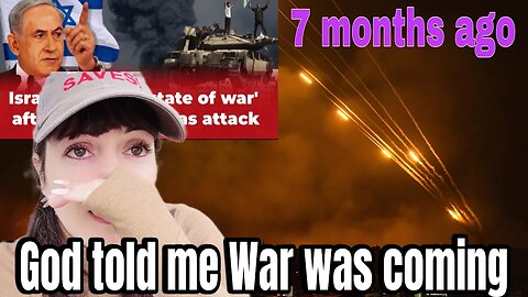 ISRAEL IS AT WAR WW3?! God showed me WAR WAS COMING!!