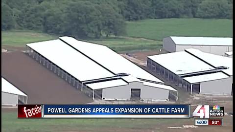 Powell Gardens appeals expansion of cattle farm