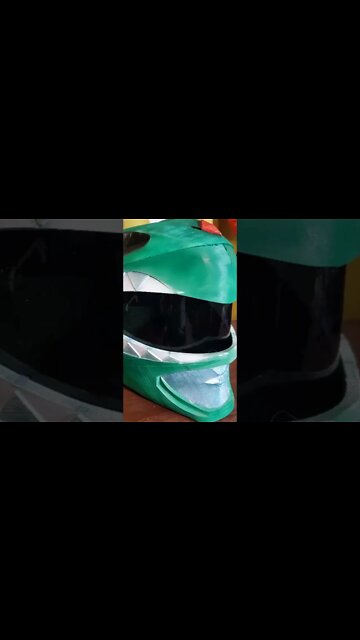 green ranger helmet 3d printer