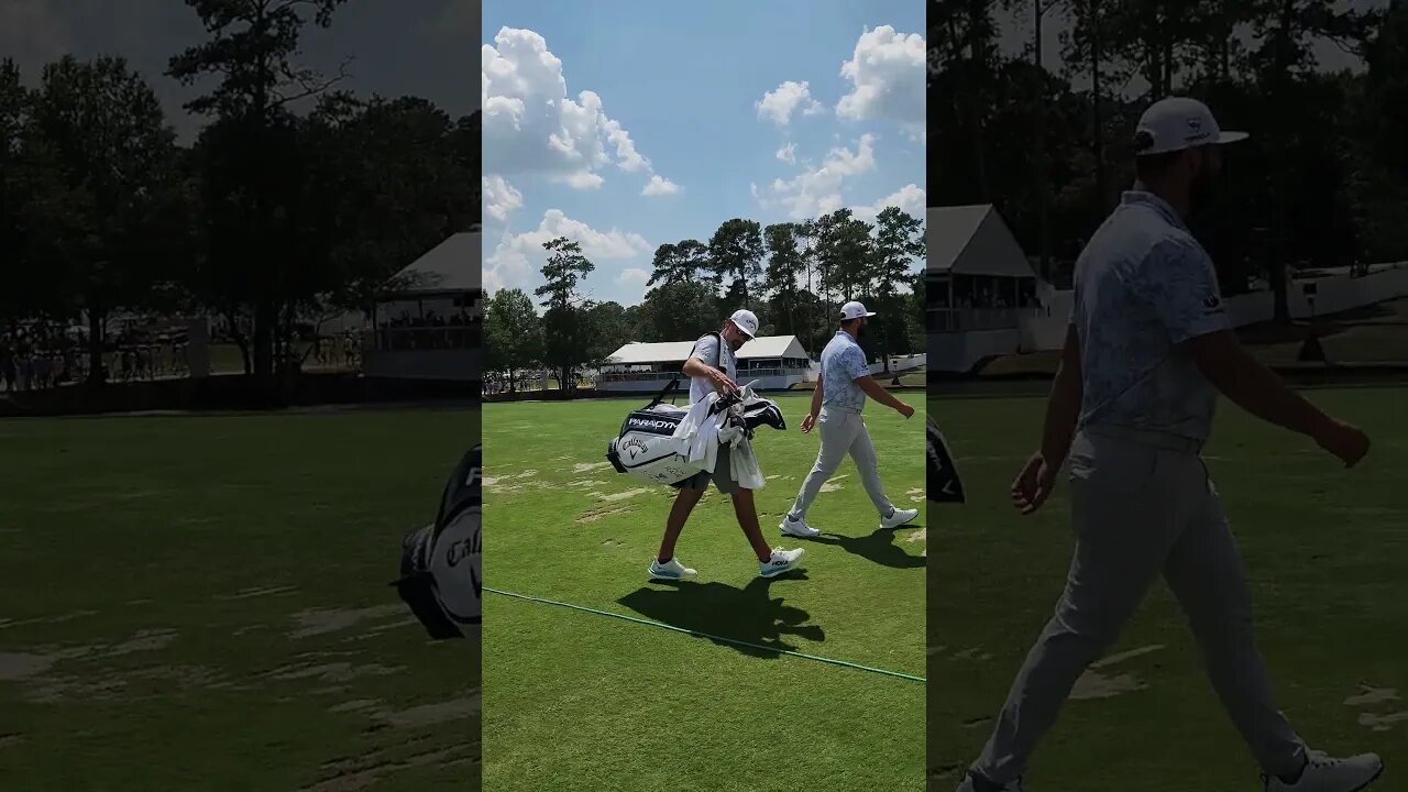 Jon Rahm Walking to 1st Tee - at PGA Tour Championship!