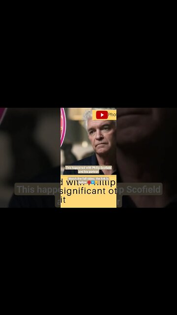 This happened with Philip Scofield and his partner