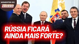 Quatro regiões libertadas farão referendo sobre adesão à Rússia | Momentos do Resumo do Dia