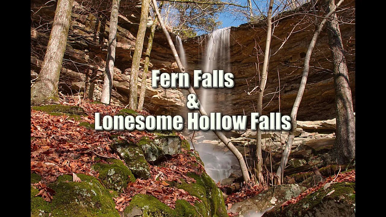 Fern and Lonesome Hollow Falls