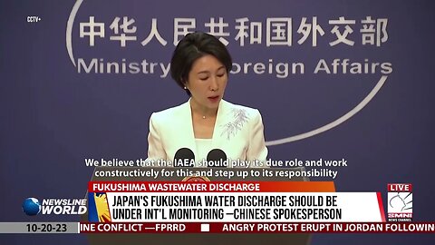 Japan's Fukushima water discharge should be under int'l monitoring –Chinese spokesperson