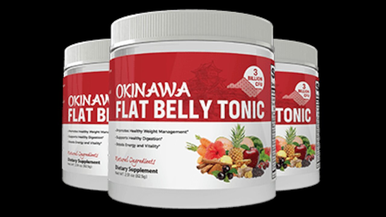 Okinawa Flat Belly Tonic supplement