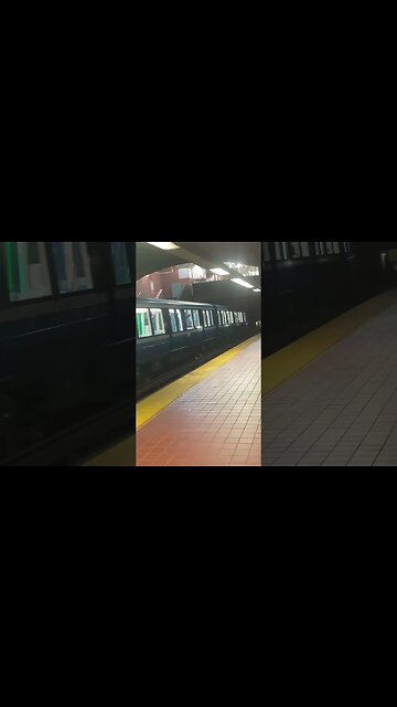 Stunning Montreal Metro crossing paths #viralvideo #train #montreal #traintravel #travel