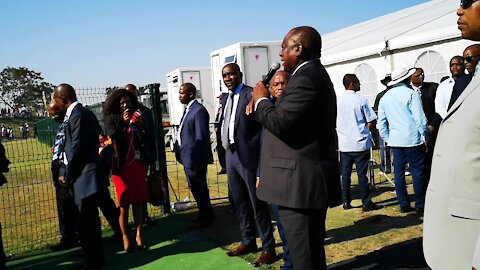 SOUTH AFRICA - Durban - Pres Ramaphosa launch district development plan (Video) (evT)