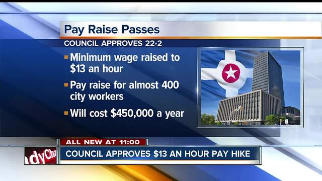 Indy City-County Council votes to increase minimum wage for county, city employees