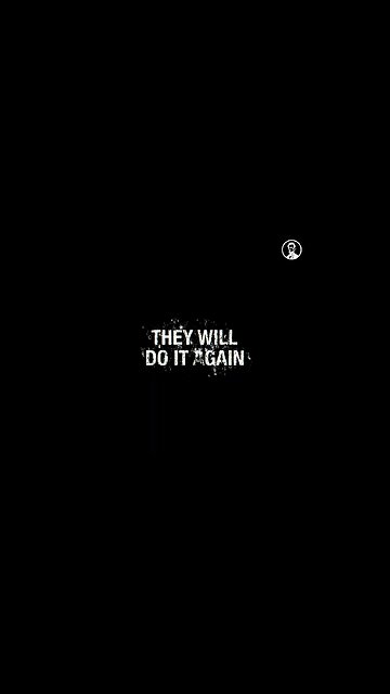 They've done this before. Violence is all they have.