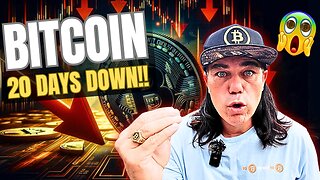 WARNING! THIS BITCOIN INDICATOR SAYS 20 DAYS OF DOWNWARD MOVEMENT!!