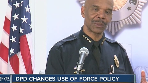 Denver Police Department changes use of force policy