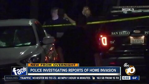 Police investigating reports of downtown home invasion