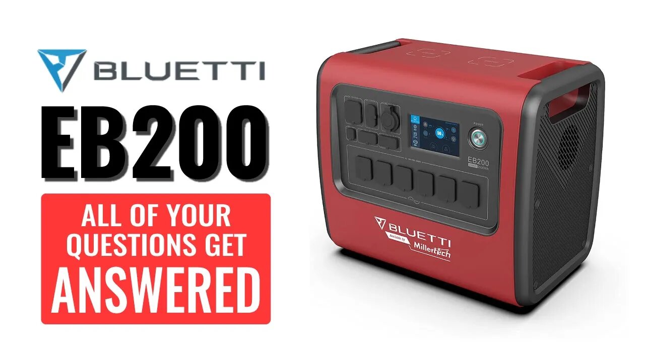 Bluetti EB200 by MillerTech - Lets Answer All Of Your Questions & Clear Up Some Mass Confusion