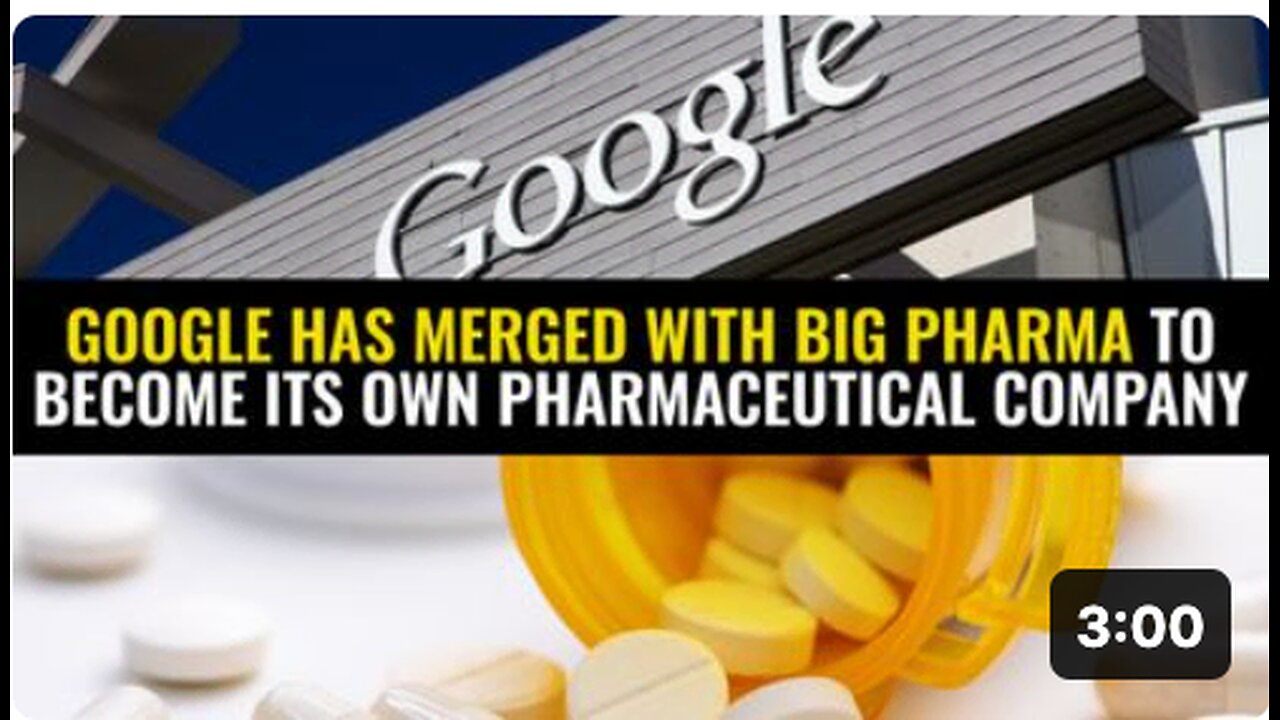 Google has merged with Big Pharma to become its own pharmaceutical company