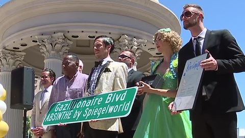 Las Vegas Strip changes name to honor 'Absinthe'
