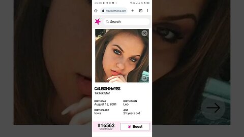 HAPPY 21 BIRTHDAY CALEIGH HAYES TikTok Star