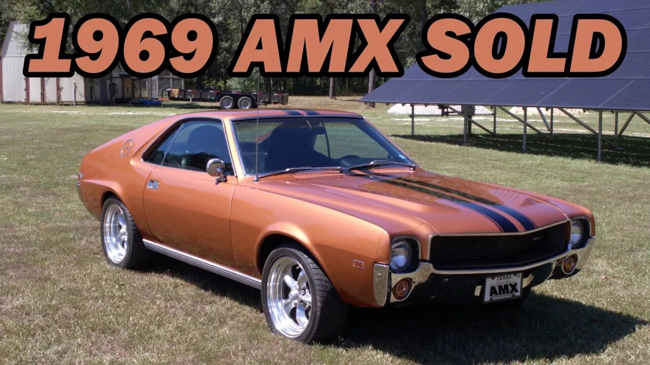 Classic 1969 AMX In Bittersweet Orange - Sold