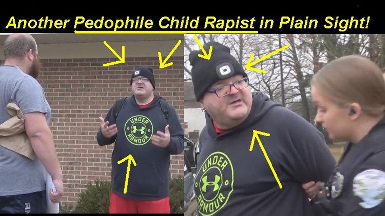 Pedophile Child Rapist Psychopath Loses It When Cop Comes To Arrest Him For Meeting Girl!