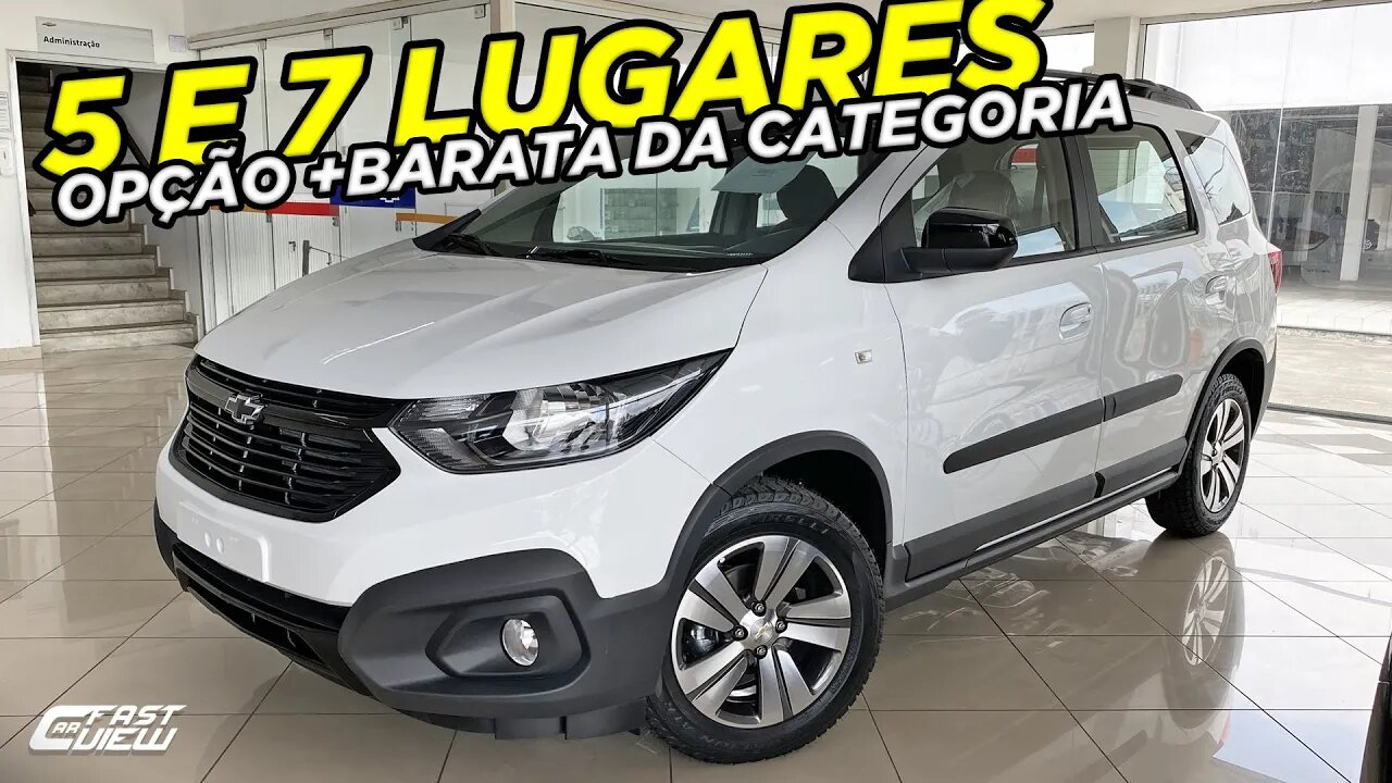 CHEVROLET SPIN ACTIV 2022 FICHA TÉCNICA, PREÇO, CONSUMO E DETALHES! VALE A PENA?