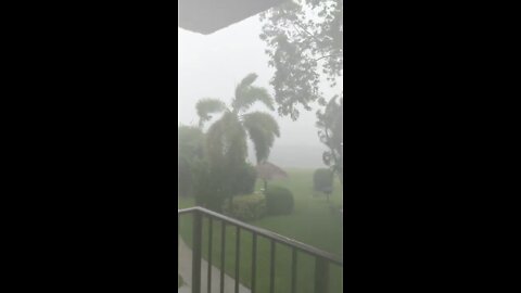 Wind and rain at Clear Lake