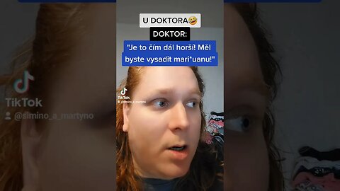 NEUVĚŘÍŠ, CO MI PORADIL MŮJ DOKTOR! MĚL BYCH ZMĚNIT LÉKAŘE!? #funny #shorts #tiktok