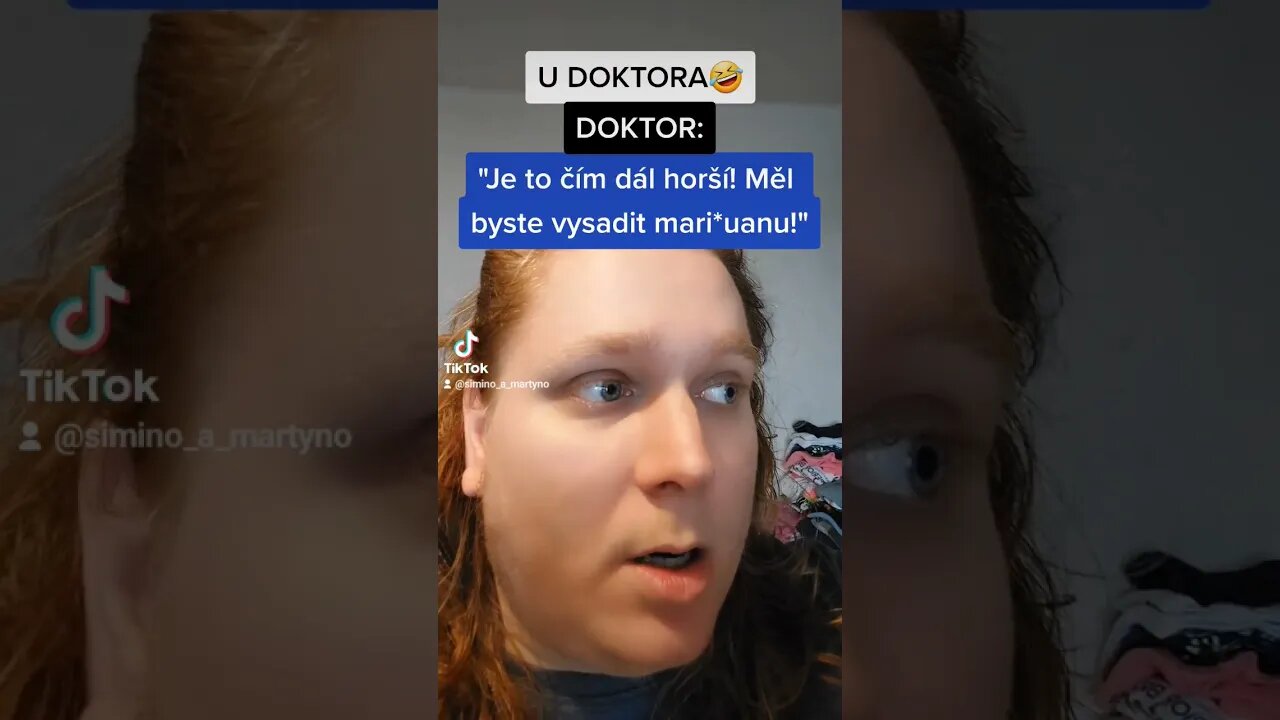 NEUVĚŘÍŠ, CO MI PORADIL MŮJ DOKTOR! MĚL BYCH ZMĚNIT LÉKAŘE!? #funny #shorts #tiktok