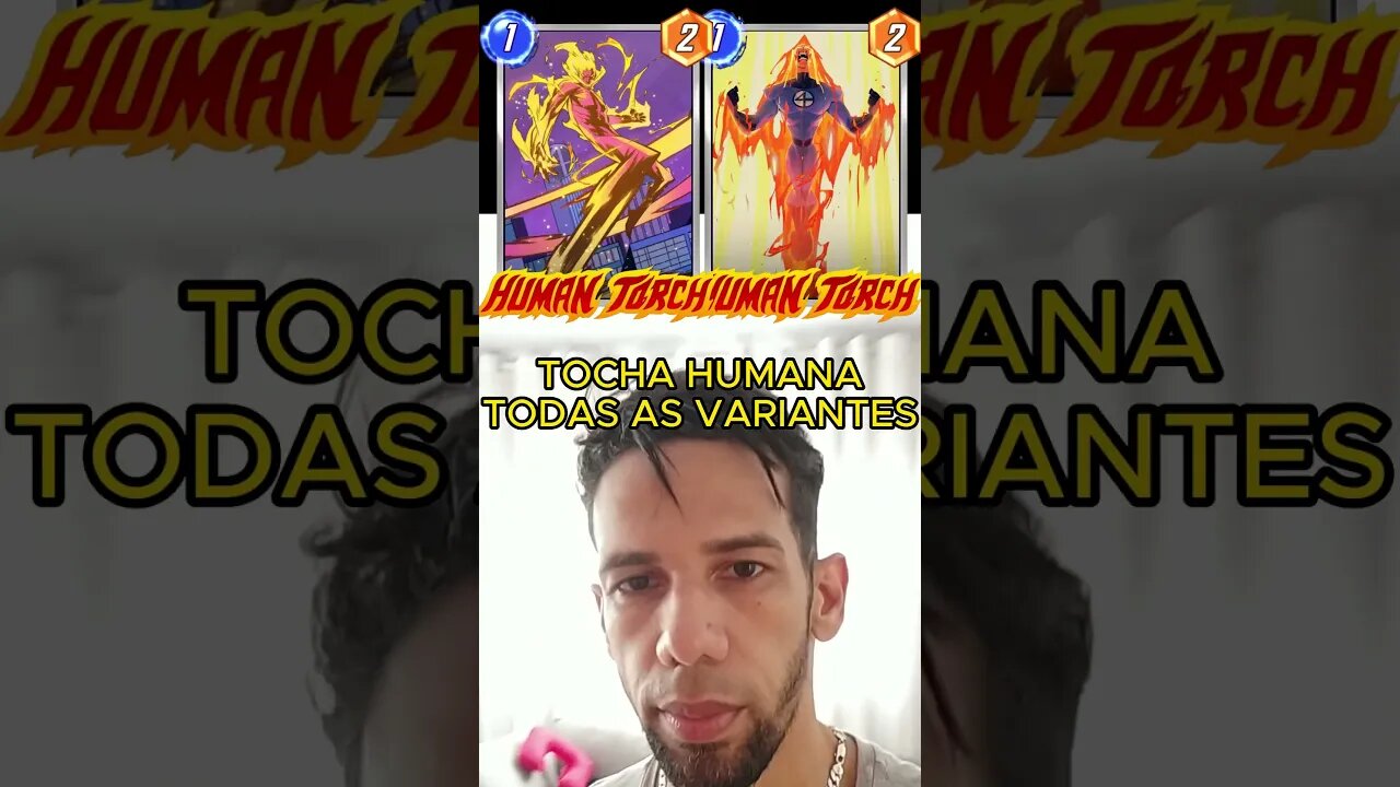 TOCHA HUMANA TODAS AS VARIANTES #marvelsnap