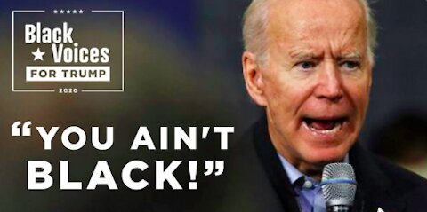 Joe Biden Said If You Don't Vote For Him You Are Not Black