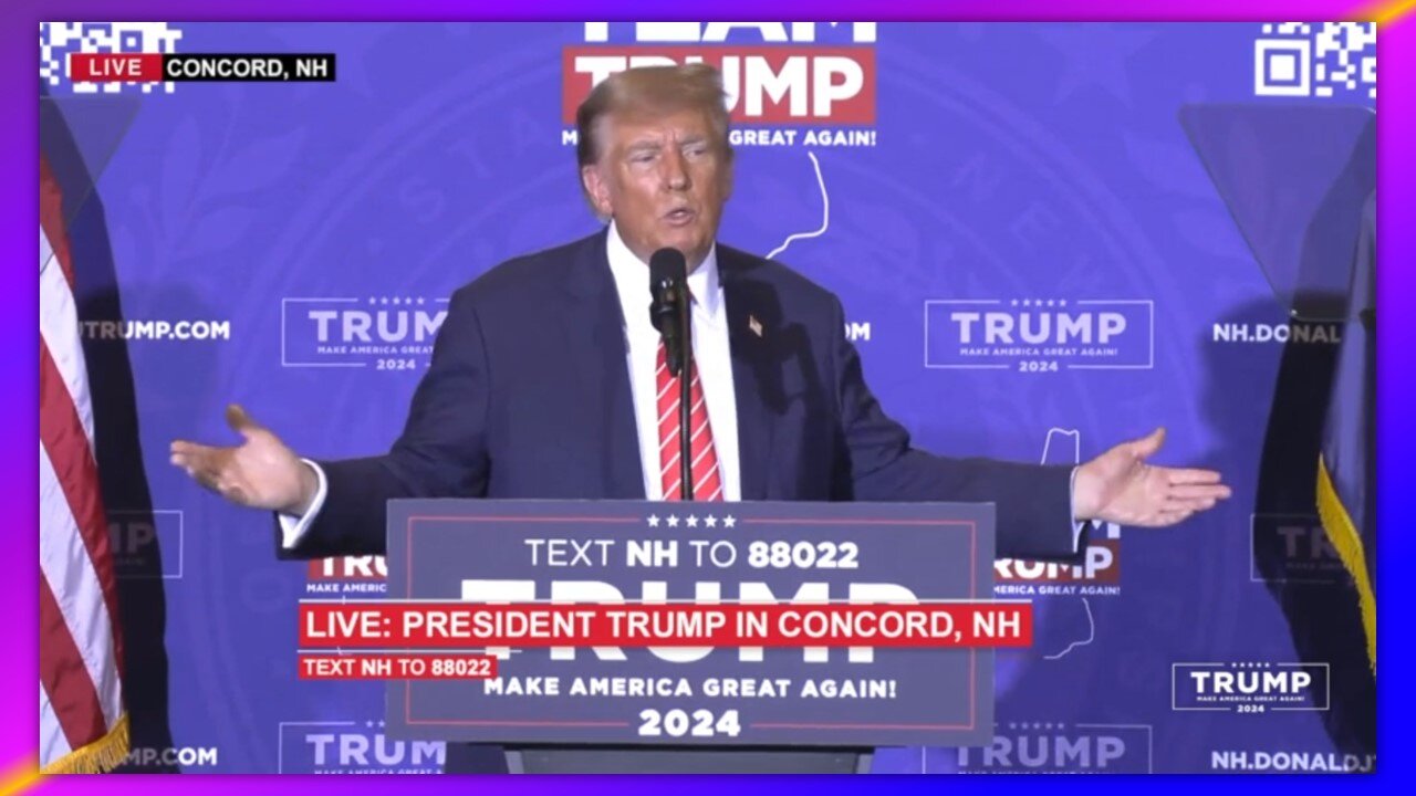 PRESIDENT TRUMP IN CONCORD, NH - JANUARY 19, 2024