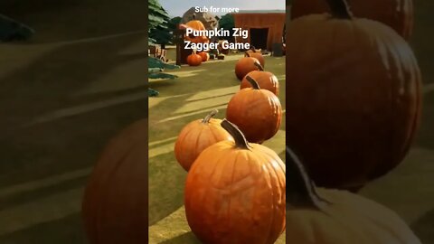 I Made Pumpkin Zig Zagger Game #game #fall #pumpkin