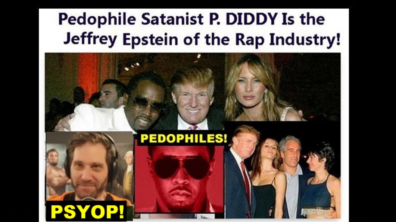 Pedo Psyop TRUMPS friend Pedo Faggot P Diddy Accused of Drugging and Raping Three Men!