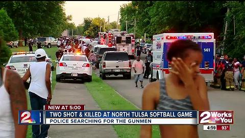 Two shot, killed at North Tulsa softball game
