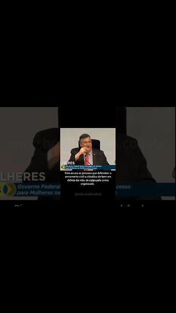 Flávio Dino fala besteira ao dizer que quem tem armas registrada, "contribui para o crime". #fyp