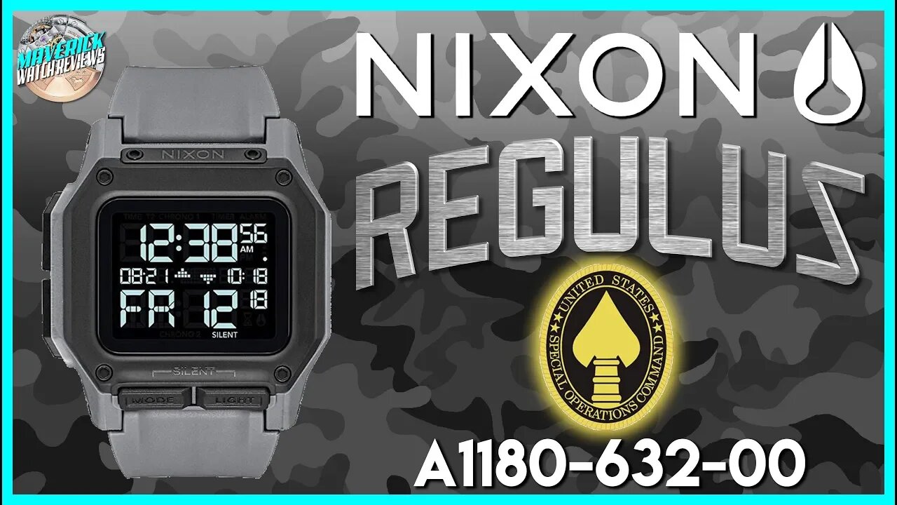 Legit Tool Watch! | Nixon Regulus 100m Dual Chronograph Quartz A1180-632-00 Unbox & Review