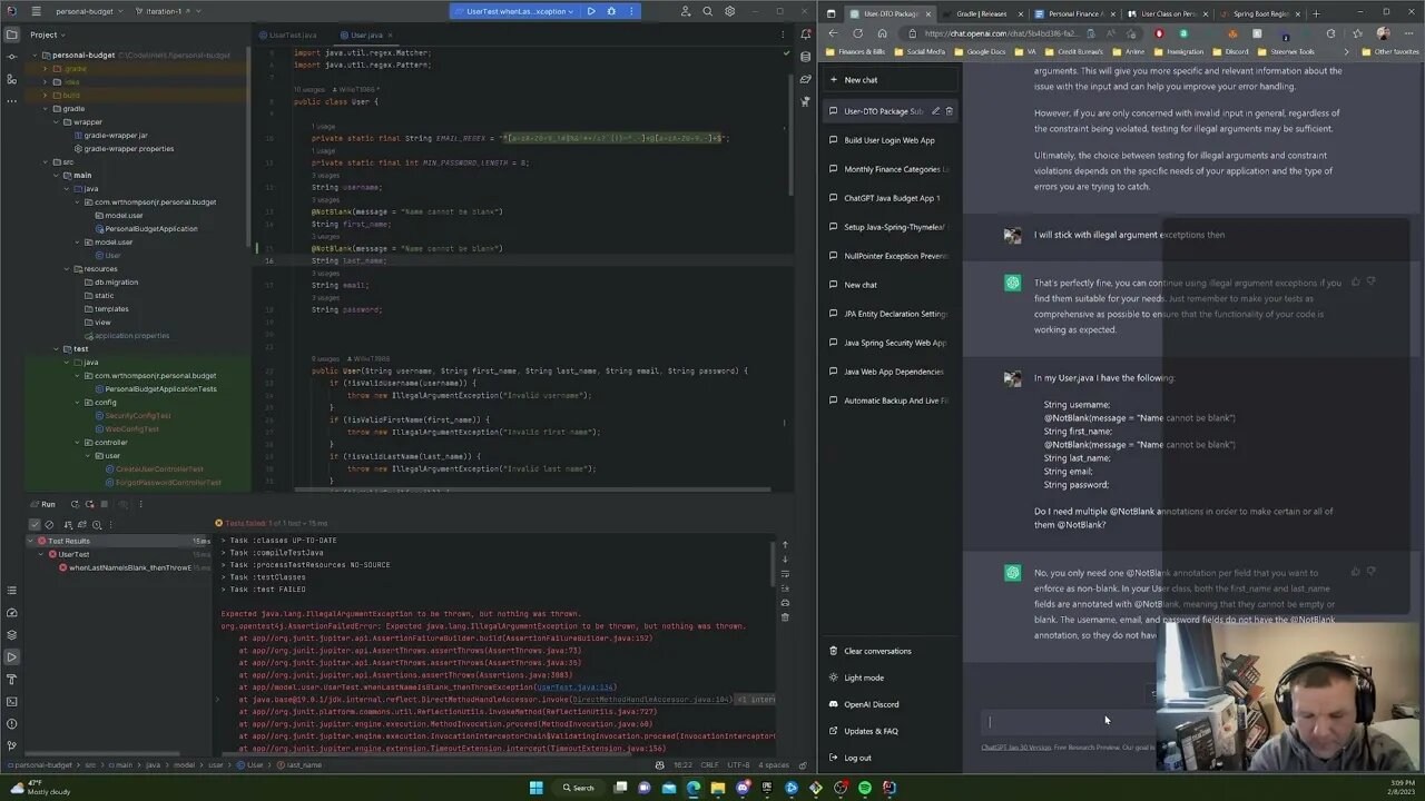 ChatGPT & Java Research Driven Development of a Personal Budget App, Part 5