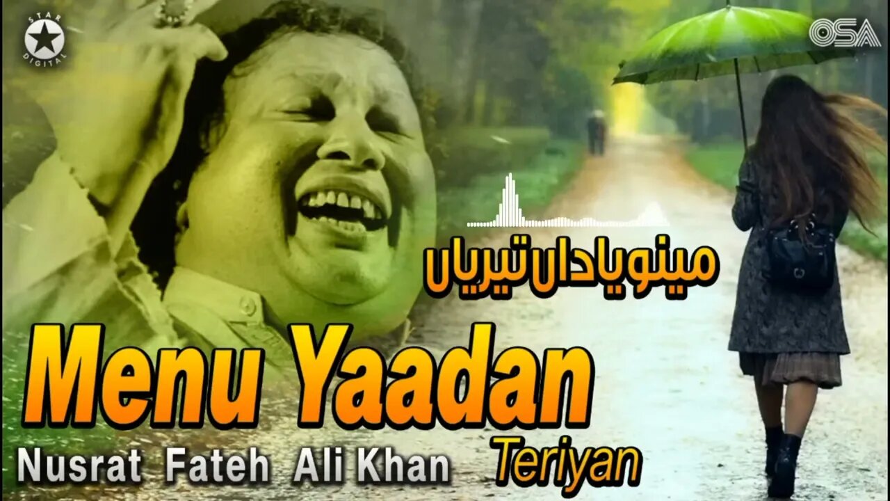 nusrat fateh ali khan saab Menu yaddan teriyan #nusratfatehalikhan # youtube @desiofficial594