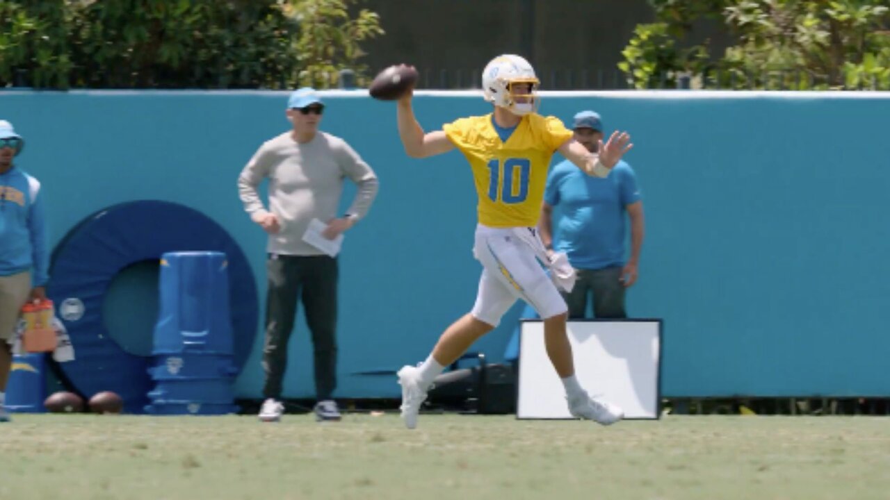 Justin Herbert Best Plays From 2024 OTAs | LA Chargers