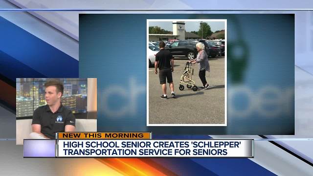 Metro Detroit high school senior creates 'Schlepper' transportation service for seniors