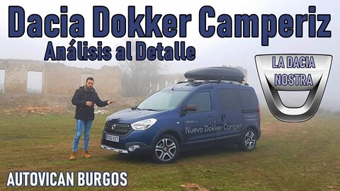 Dacia Dokker Stepway Essential Blue dCi 70 kW (95CV) CAMPERIZADA por la empresa CAMPERIZ de Burgos