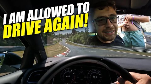 First Lap after Surgery with a VERY WEIRD Friend of Mine.