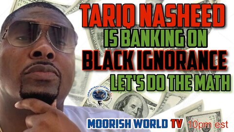Tariq Nasheed Tapped Out but I'm still Fact Checkin, Pocket Checkin Tariq Nasheed.. Click off Now